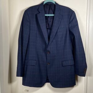 Brooks Brothers Mens 346 Fitzgerald Fit Wool Blazer Sz 44L Classic Heritage
